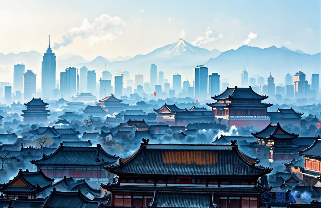 水墨北京城