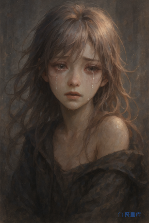 伤心的少女