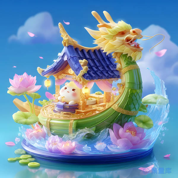 端午龙舟游湖