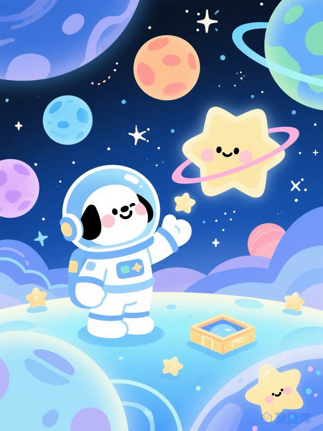 宇航小狗探星空