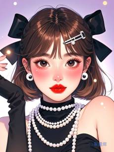 赫本风少女