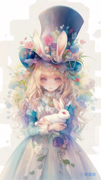 花漾兔帽女孩