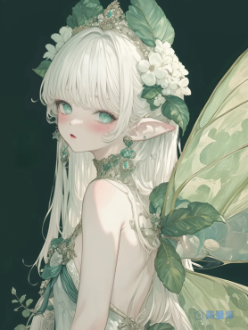 绿翅草灵｜沉林望风｜薄荷绿