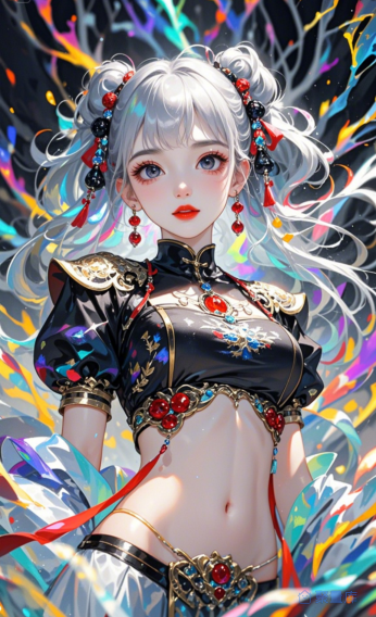 银发美少女