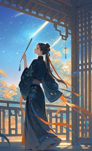 窗下女孩