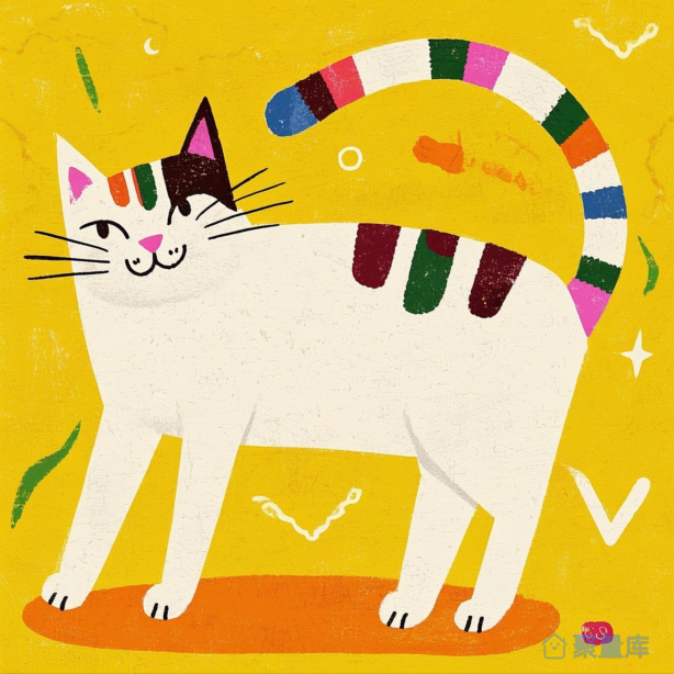 彩色猫猫
