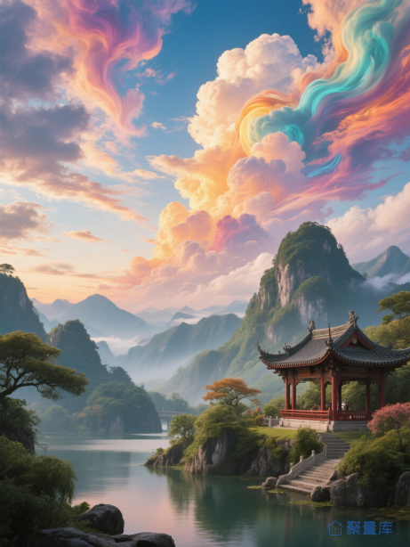 七彩祥云
