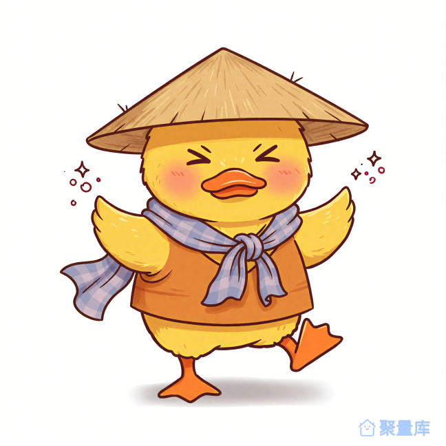 傲娇小黄鸭--T恤印花图案/抱枕/马克杯
