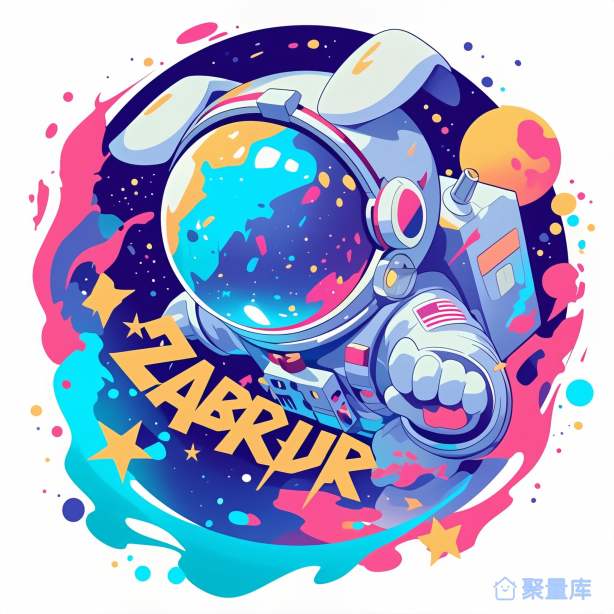 T恤图案兔子宇航员
