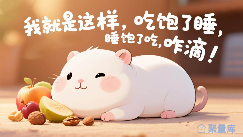 壁纸/萌宠/自黑模式/我就是这个鼠子，咋滴！