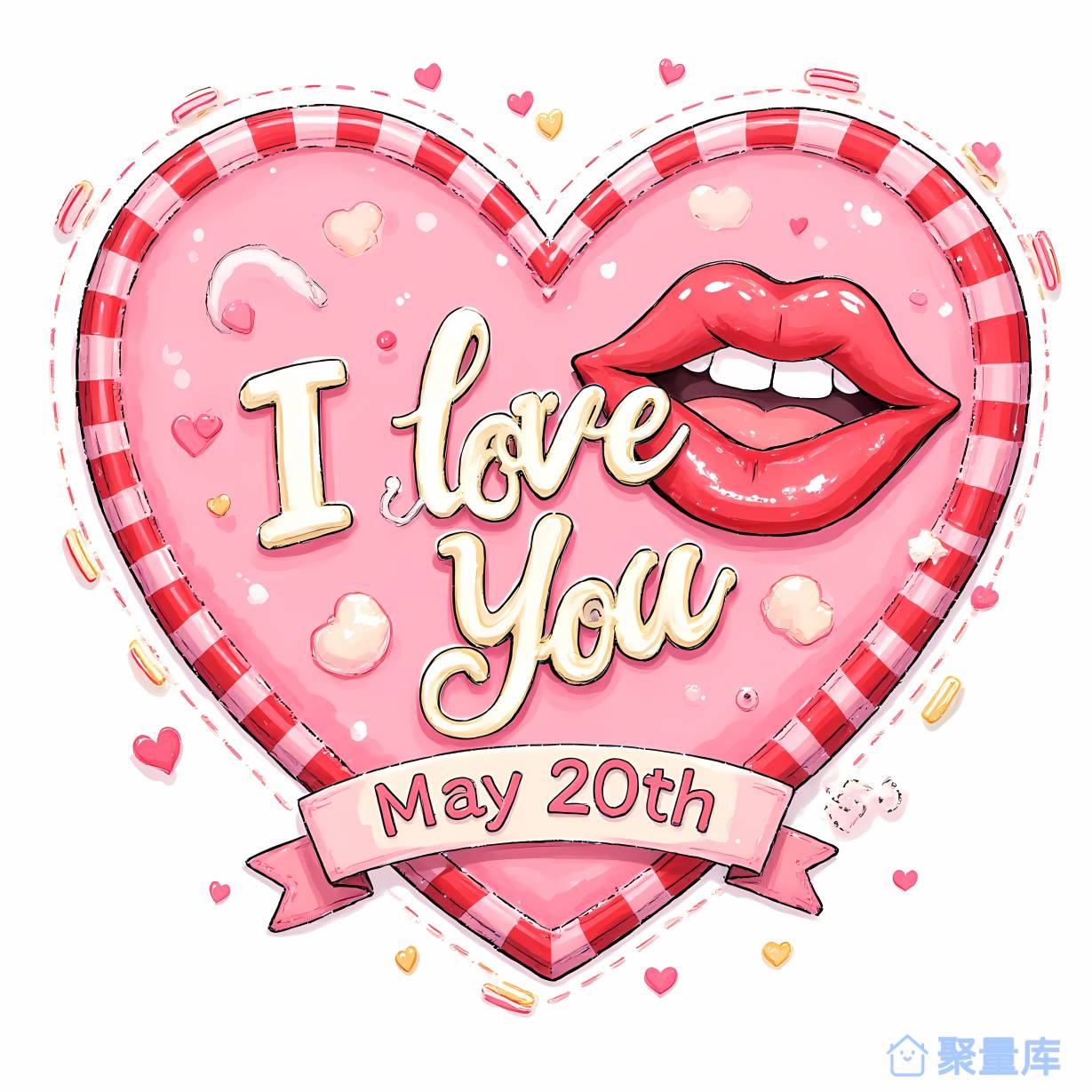4K 我爱你 Mayth 壁纸 鼠标垫 印花图案 插画 手机壳