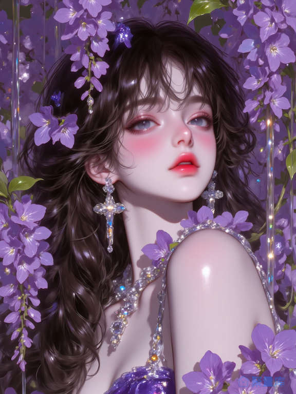 💜 神秘梦幻紫色花海