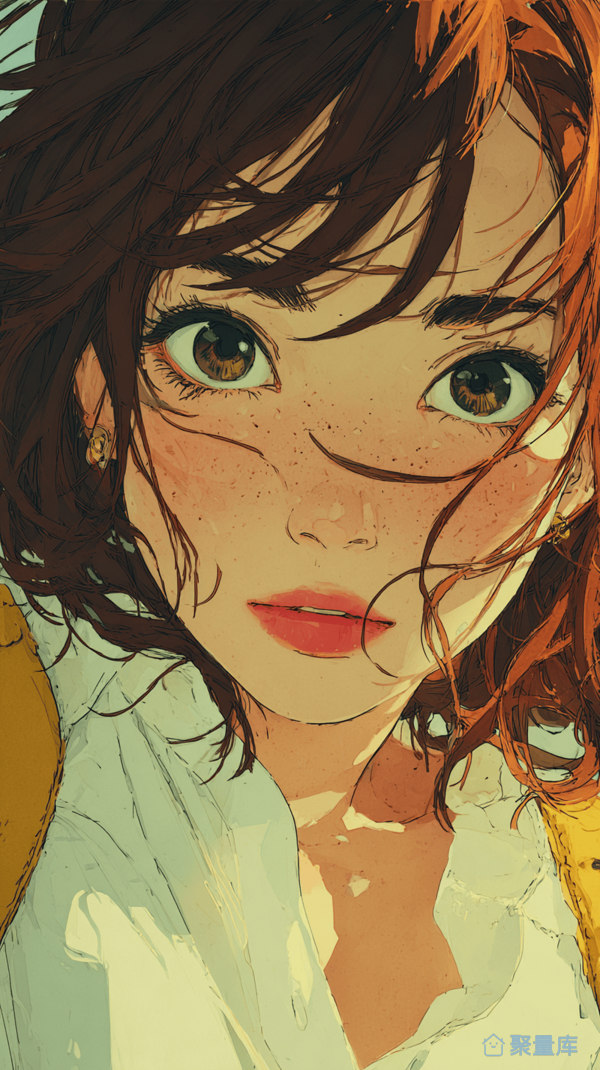插画风（女孩）8