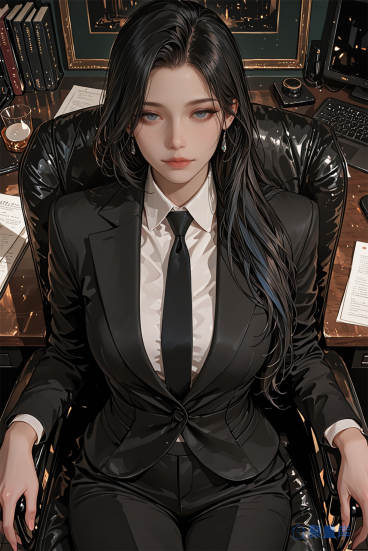 西装暴徒女