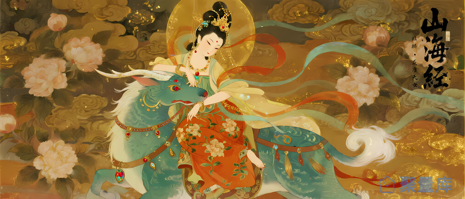 山海经之麒麟・盛唐天女