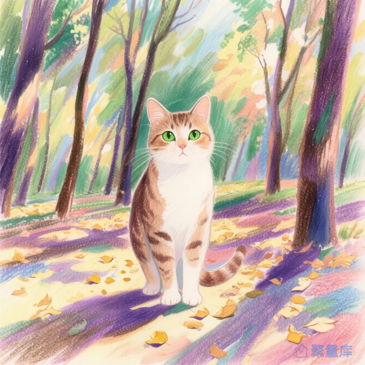 彩铅小猫/头像/儿插