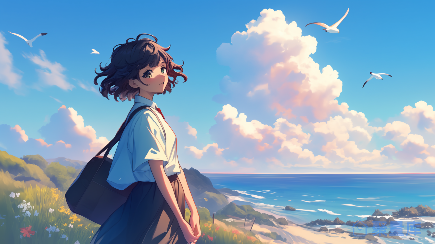 海边少女