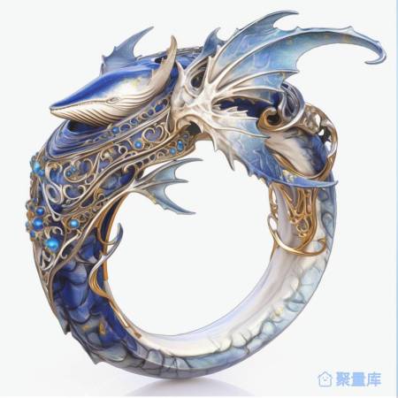 龙形环形雕塑艺术