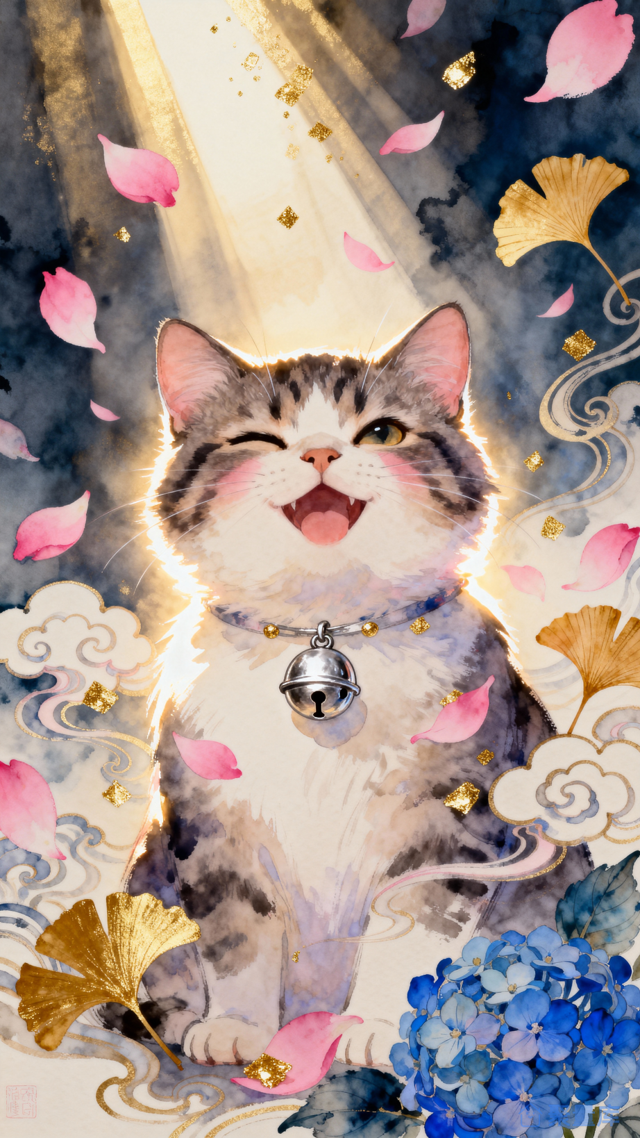 猫咪wink 可做壁纸/鼠标垫