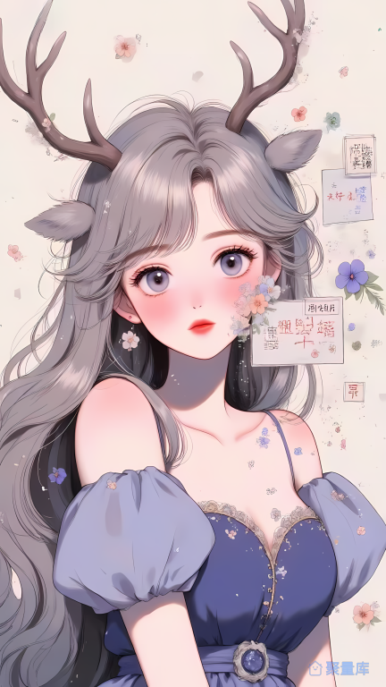 鹿角少女