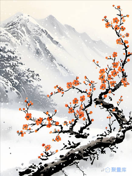 梅雪图