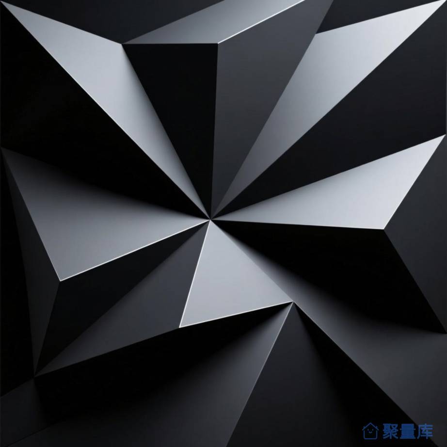 简约风几何立体背景素材