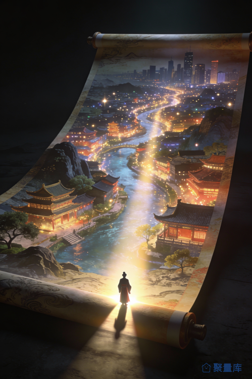 卷开时空：烟霞古邑与星芒都邑的交响
