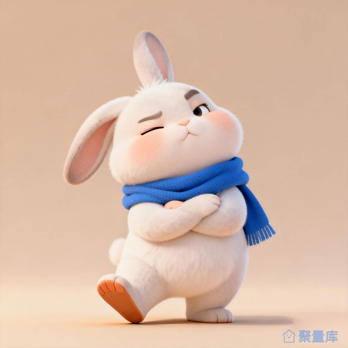 毛绒小兔