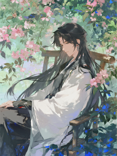 柔弱男主，小说封面，底图