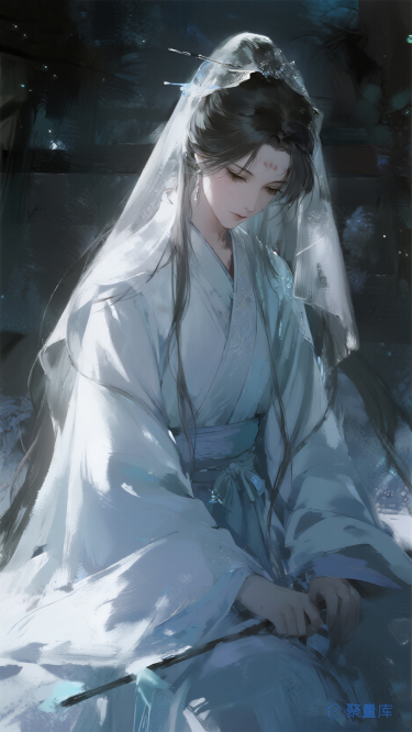神女，神圣，白衣，封面底