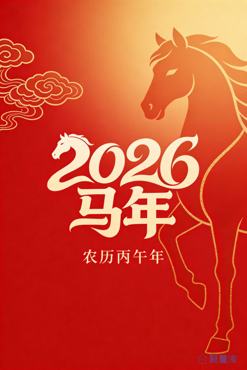 马年海报吉祥