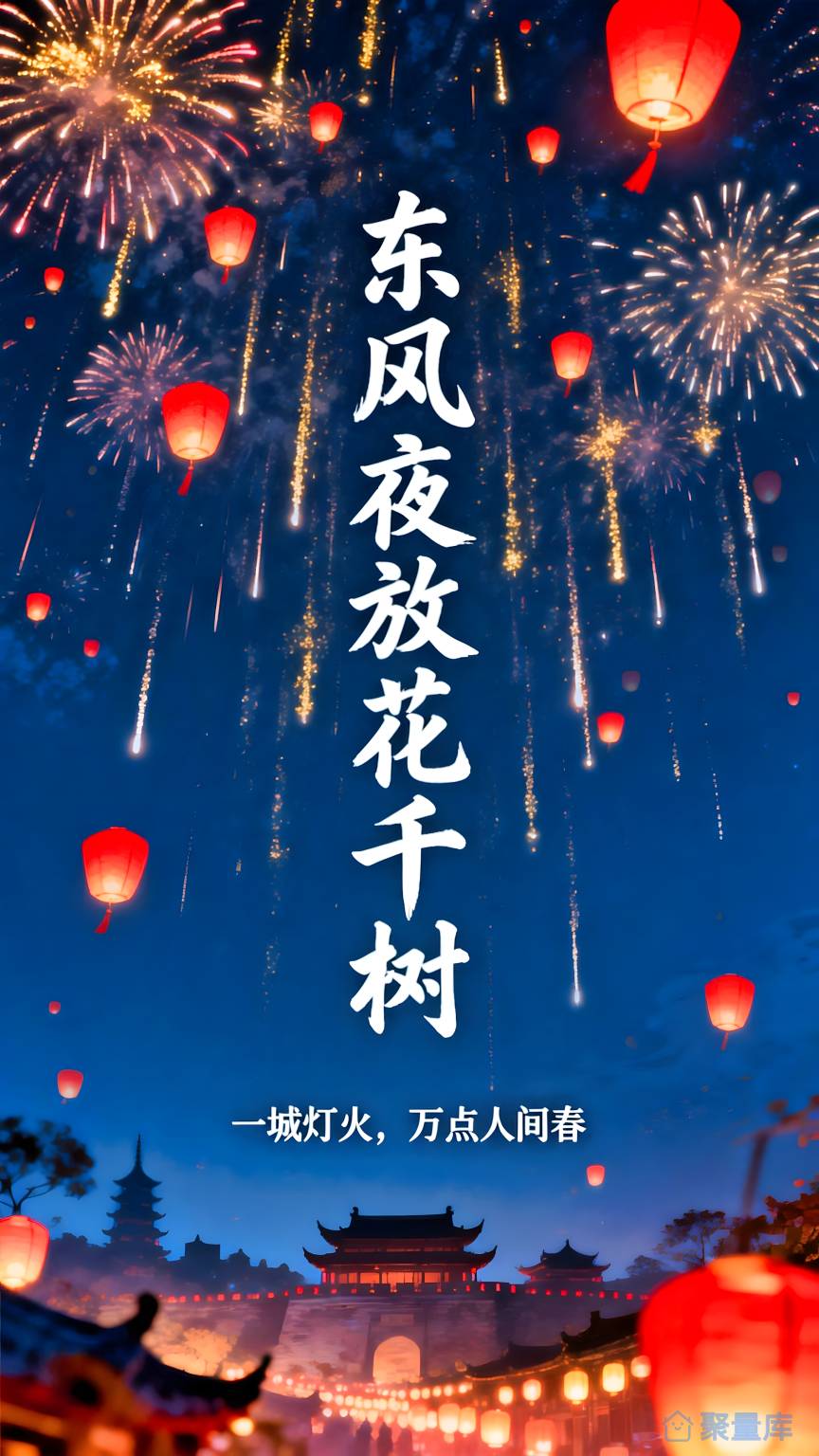 东风夜放花千树 古城春夜闹元宵海报