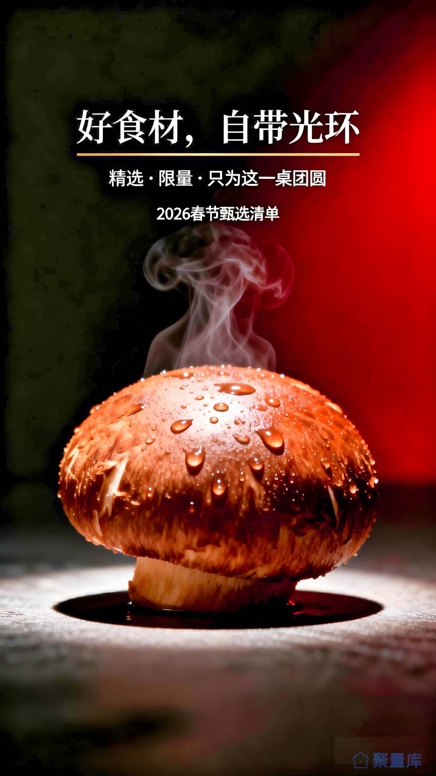 好食材自带光环 2026 春节甄选清单海报
