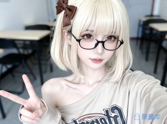 俏皮女孩