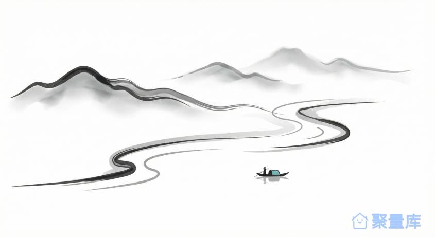 山水留墨