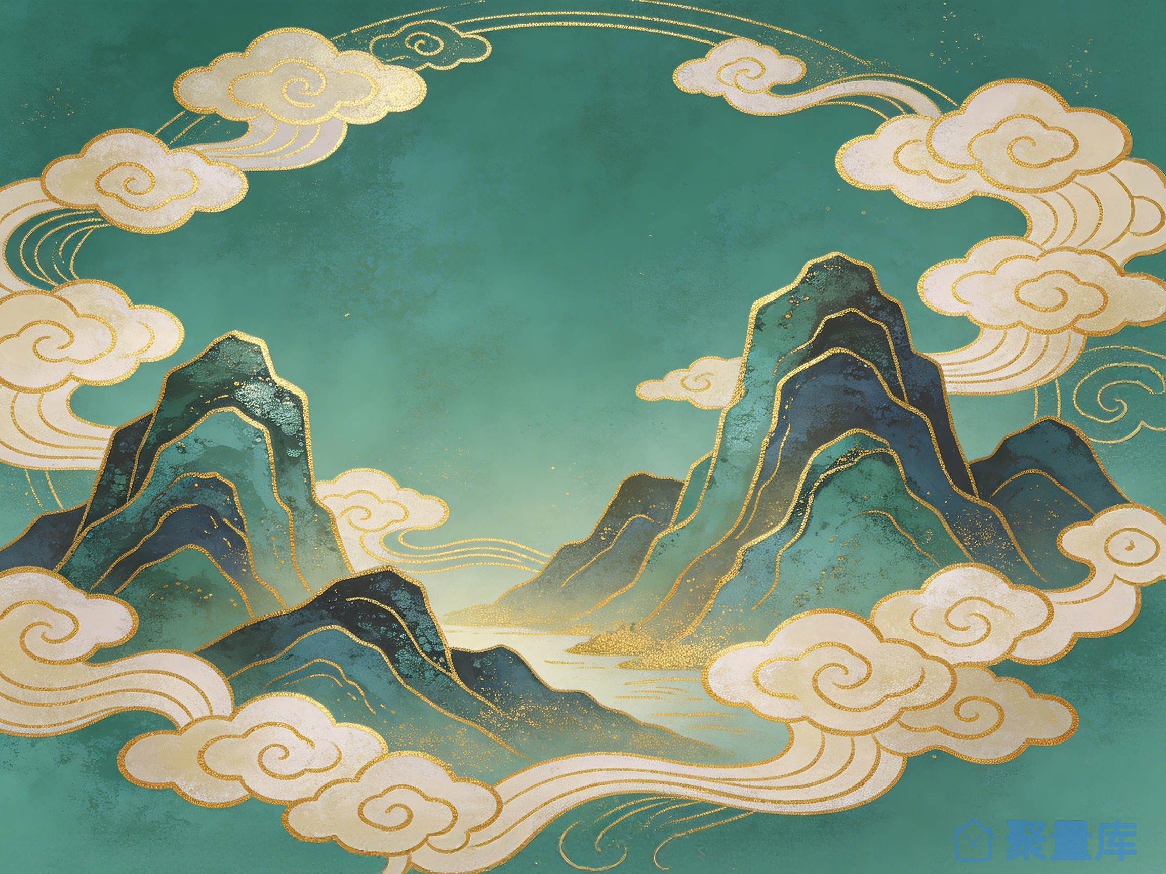 山水纹样
