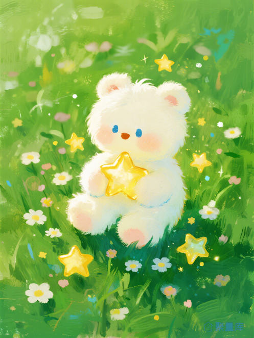 抱星小熊