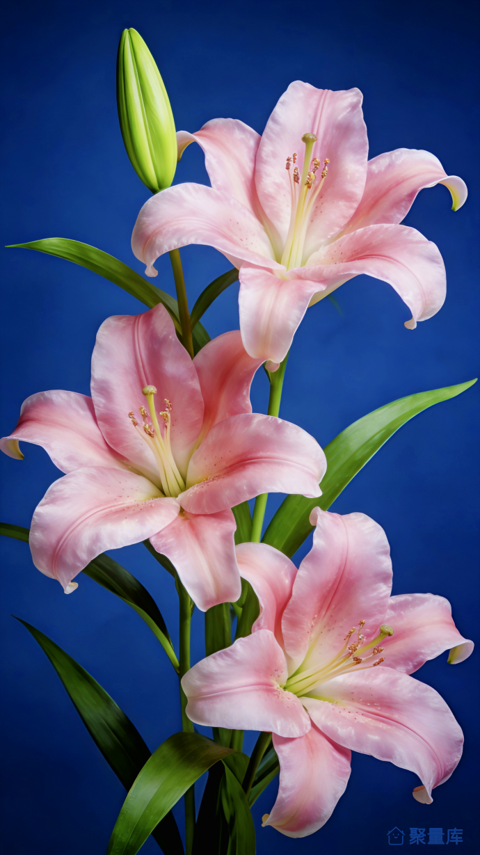 粉色百合花