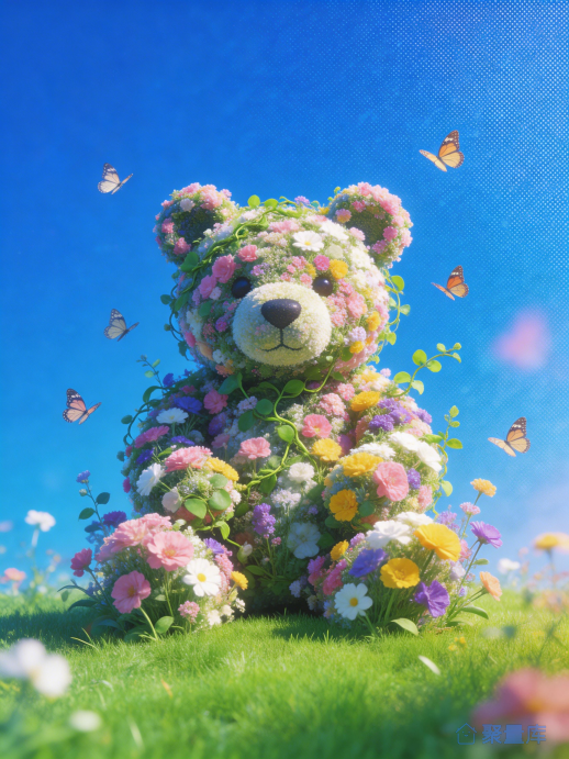 繁花小熊