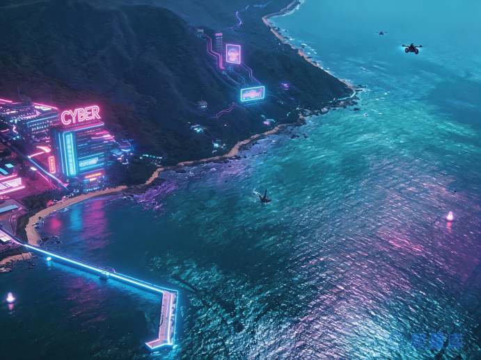 赛博科技山海桥边，商用