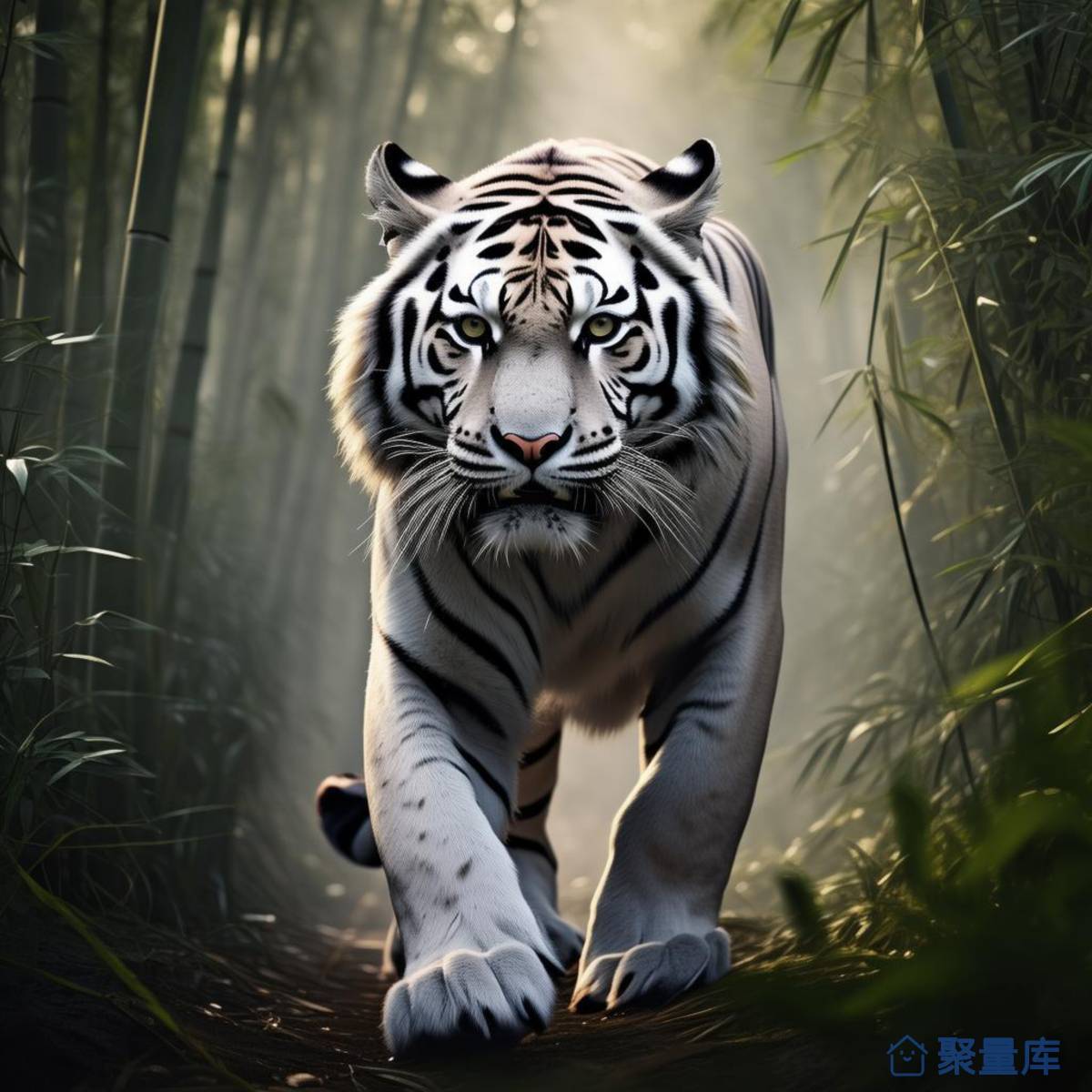 英气俊逸灰猛虎