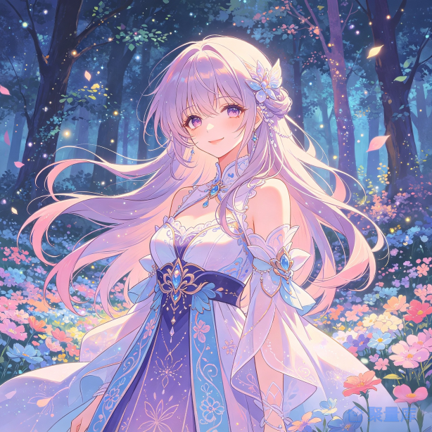 唯美仙境少女