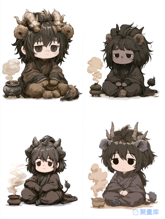 软萌Q版二次元：龙生九子——狻猊