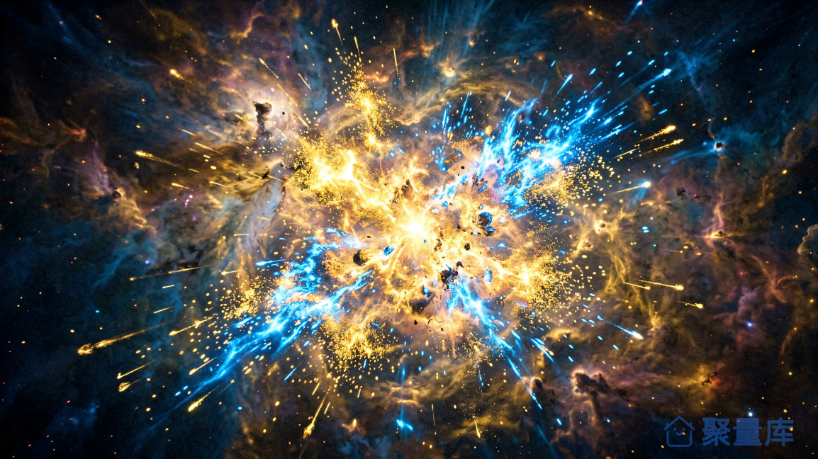 粒子爆炸宇宙星云