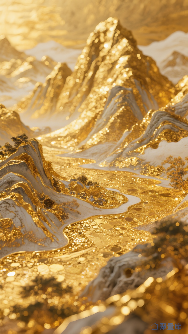千里金山图