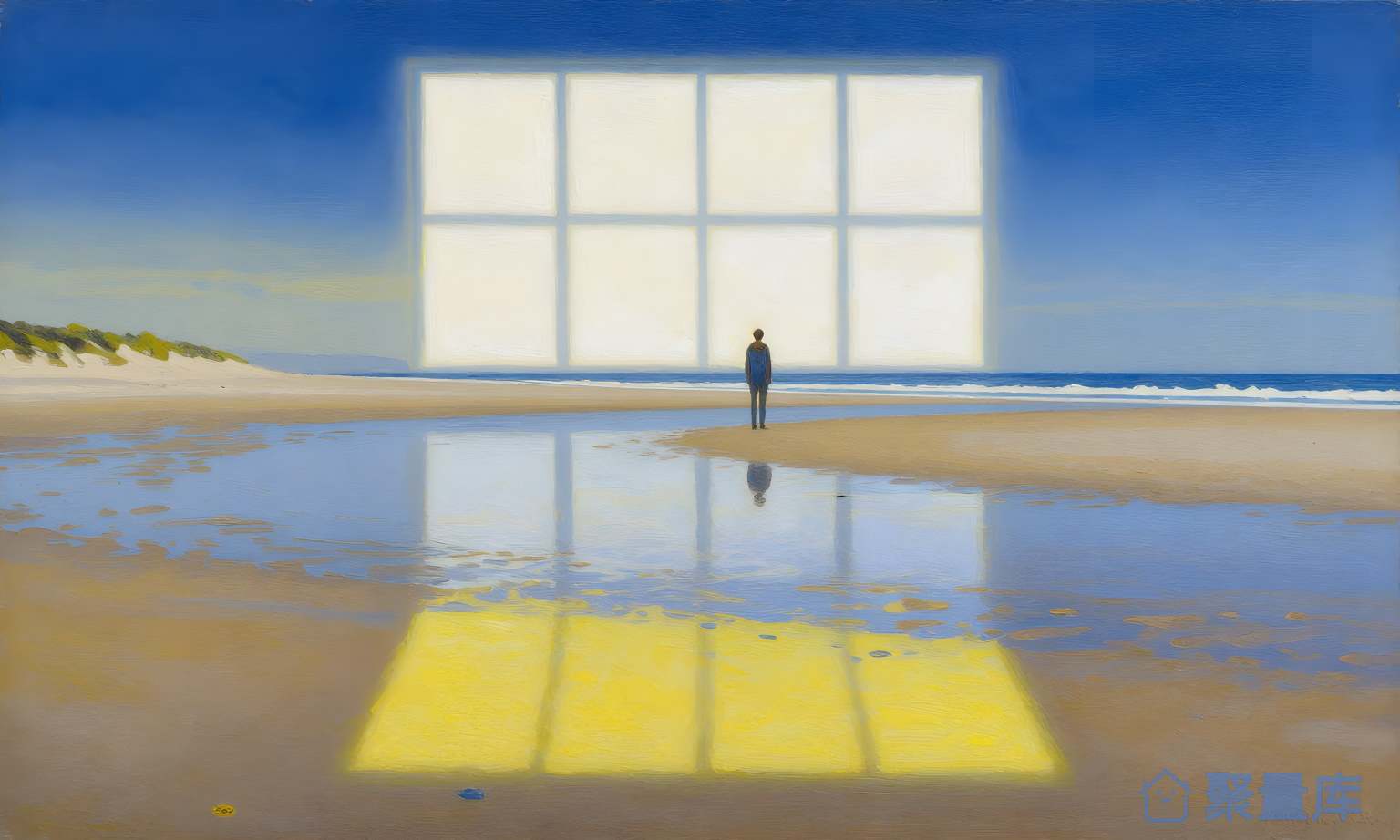 海滩窗口