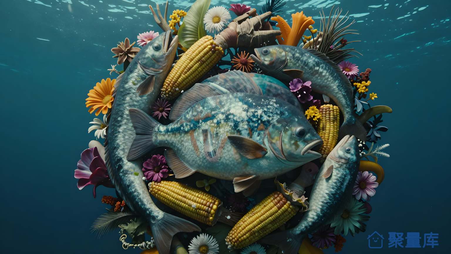 海洋生物 海洋生物 鱼 花