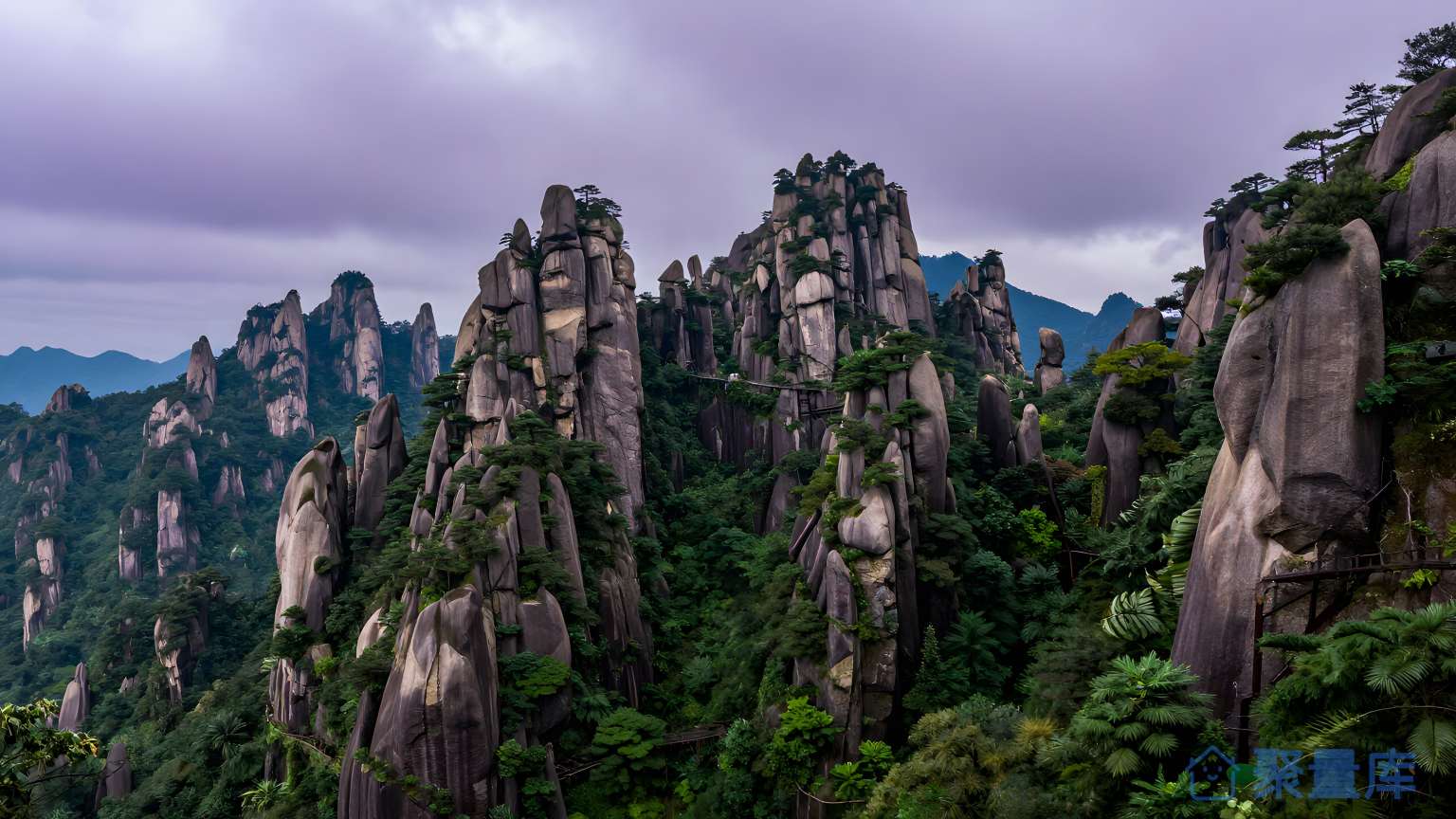 山谷景观 美丽景色 大自然