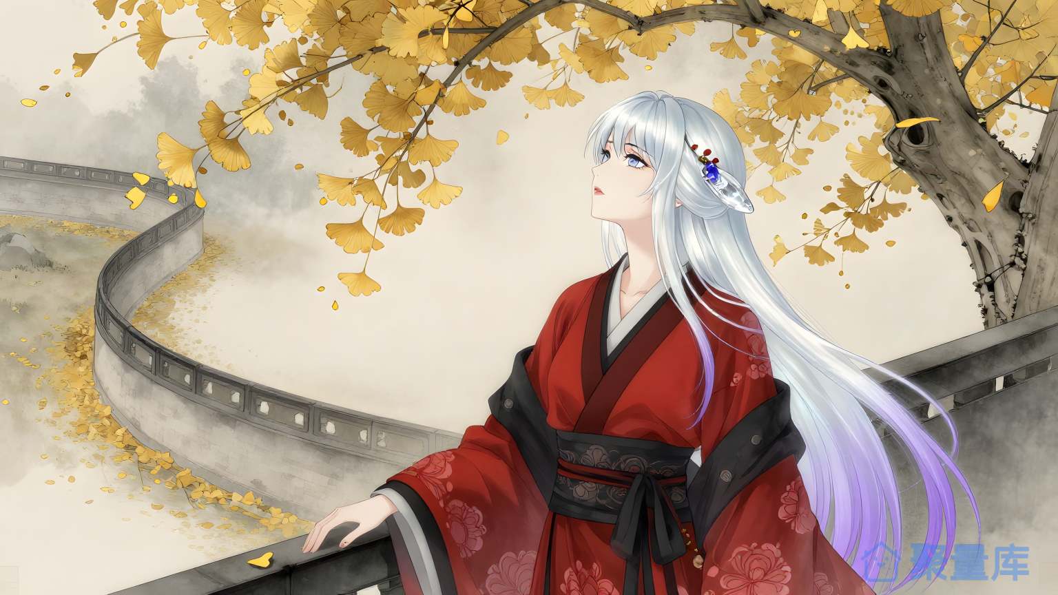 女性穿着日式服装