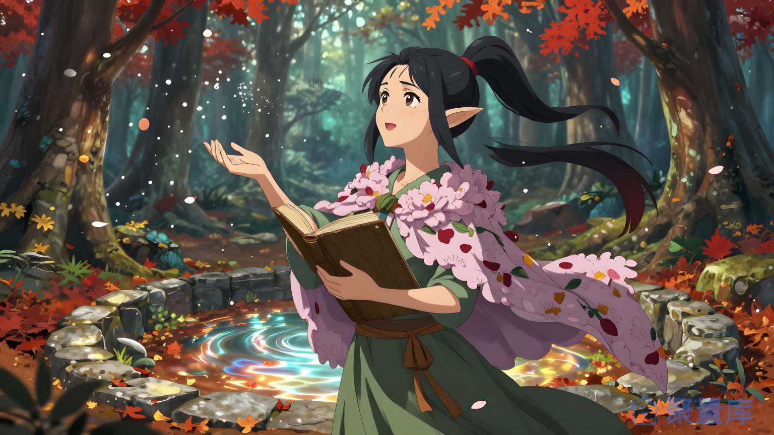 仙女在森林中
